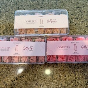 Kiara Sky Gelly Tips - Pink and Cream